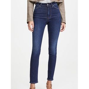 Acne Studios Peg Jeans (Dark Blue)